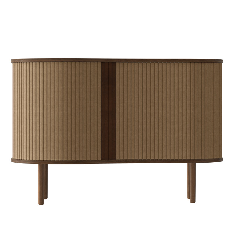 Hollar Solid Wood Accent Cabinet, Sugar Brown/Dark Oak