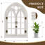 Miroir mural arqué rétro avec volets à ouvrir, miroir décoratif décoratif-124569822-124569823