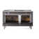 ILVE Nostalgie II Noblesse 60 in Dual Fuel Range 7 Burner, Griddle, Frenchtop