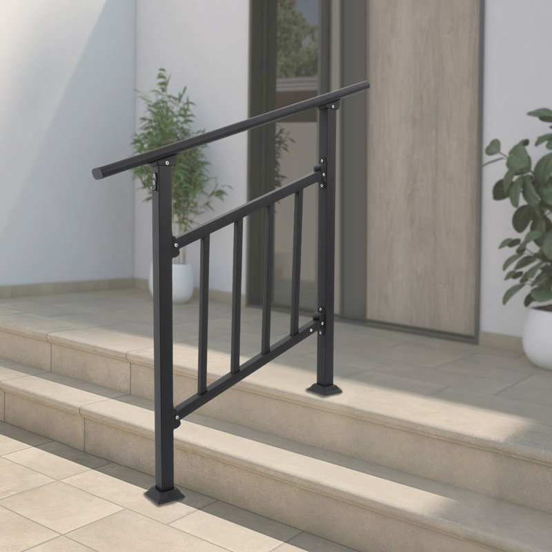 Marchepieds d'escalier extérieur, H 37 po x l 40 po x P 3,43 po