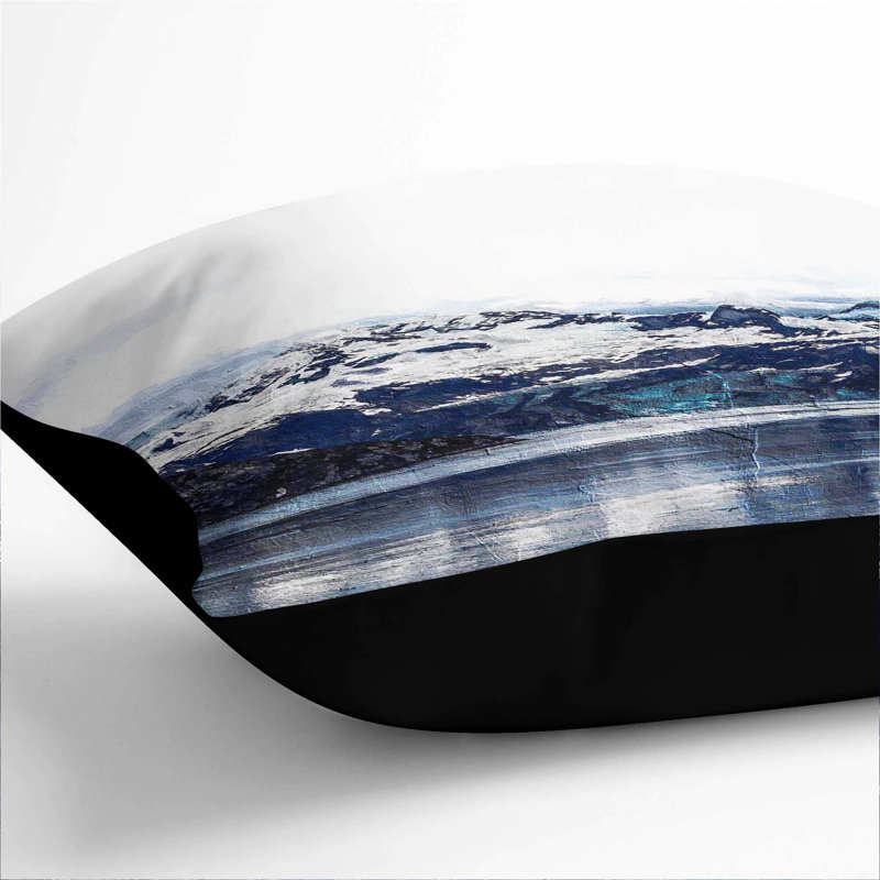 Square Cushion, 55cm H x 55cm W x 20cm D, Black