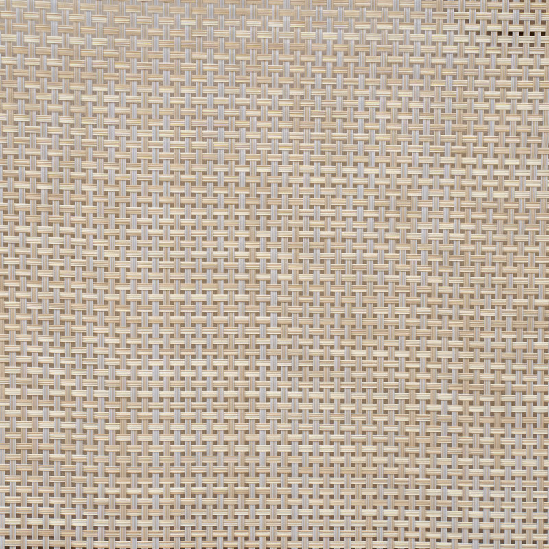 Fauteuil club d'extérieur, bois d'acacia et PVC-coated polyester