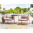 Jarif Metal 2 - Person Seating Group with Cushions-1619402400-1619402406