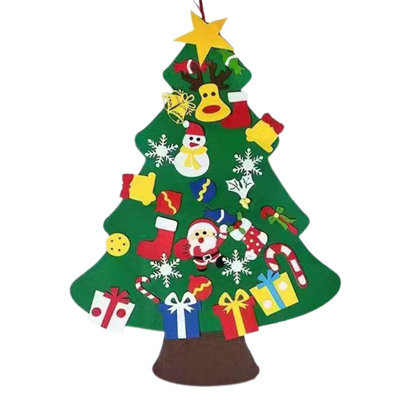 Christmas Decorations For Children Handmades Wall Hanging Puzzle Three-dimensional Christmas Tree Christmas Tree Non-woven Fabrics