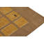Rug & Kilim’S French Art Deco Rug In Beige-Brown With Gold Square Patterns-1373229220