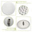 Pomme de douche ronde 10 po avec douchette cascade, nickel brossé, douche murale