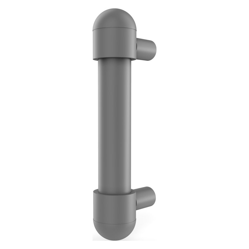 Poignée barre 3 po Ballenas, Gris mat