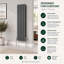 Peter Vertical Flat Double Panel Radiator-36813588-62373903