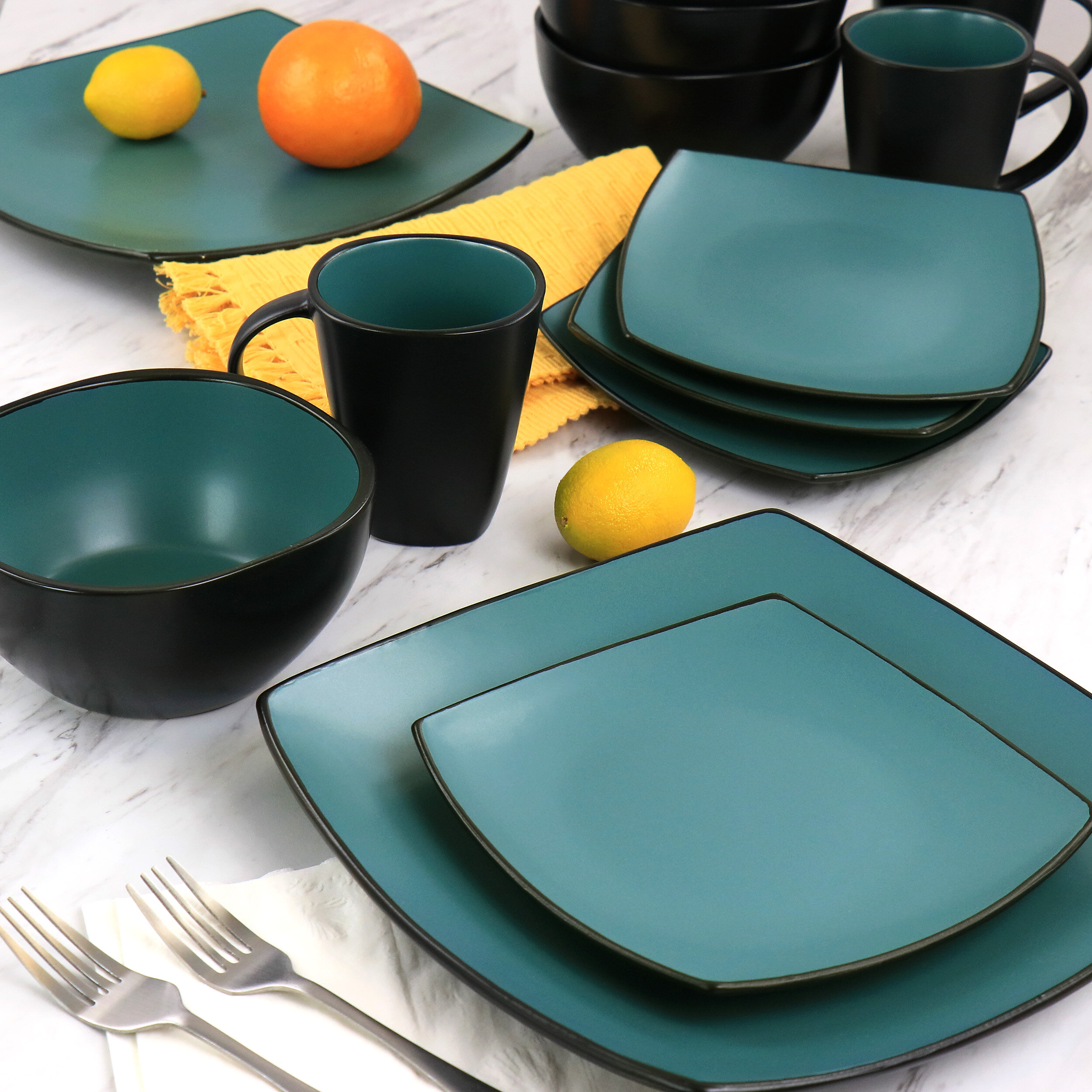 Gibson Elite Dinnerware Set Of 16 Wayfair 1330