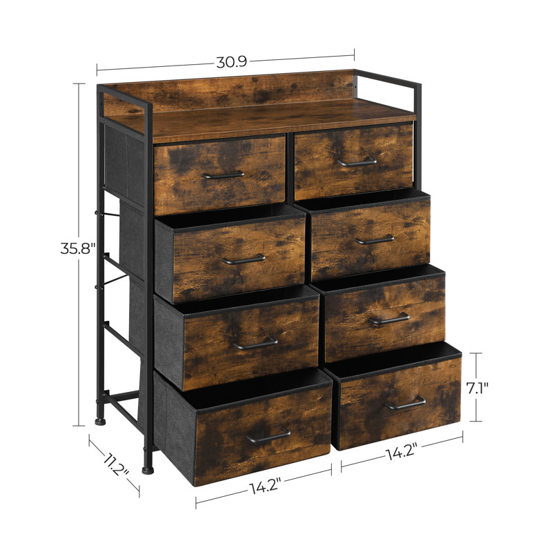 Commode double 8 tiroirs edmee