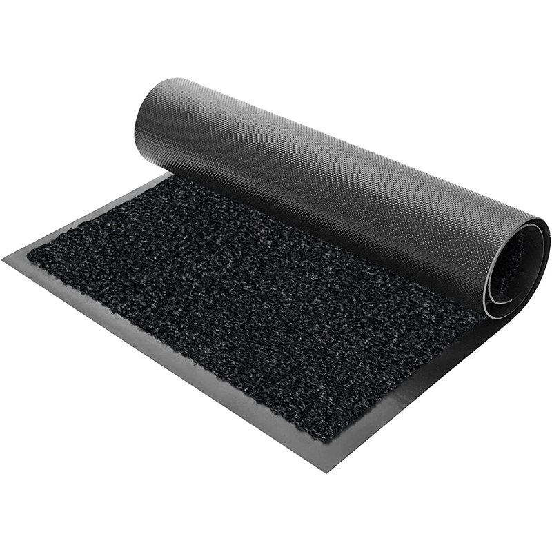Jordayn Non-Slip Indoor Doormat, Anthracite, 80cm W x 140cm L