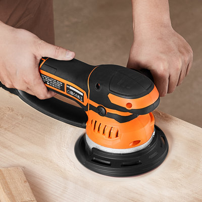 Random Orbital Sander 6'' DA & GA Dual-Action Sander 10 PCS Sandpapers