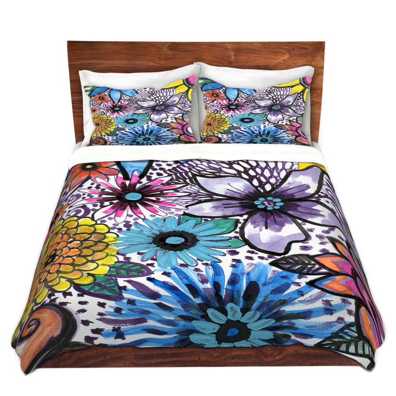  Housses de couette en microfibre Robin Mead, Housse de couette simple + 1 taie décorative stan