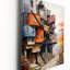 Warehouse Industrial Cubic Palette III - Horloges murales Warehouse-73491926