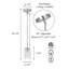 Pendant Lighting Modern 1 Light Mini Pendant Light With Dual Glass, Adjustable Hanging Ceiling Light-90149192