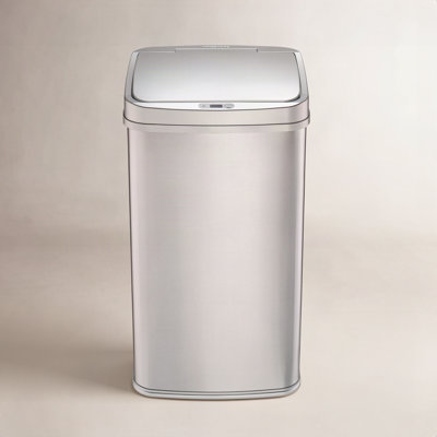 Nine Stars 13.2 Gallon Stainless Steel Motion Sensor Trash Can