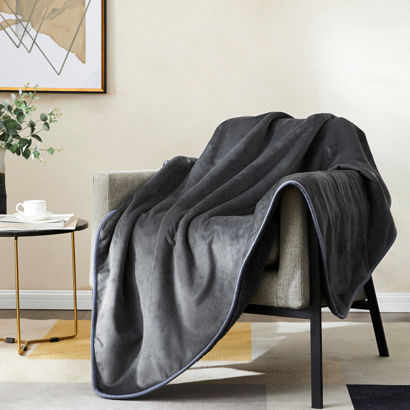 Couverture en polyester réversible imperméable Premium, 60" × 40"