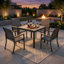 Table de patio d'extérieur en aluminium-876626929