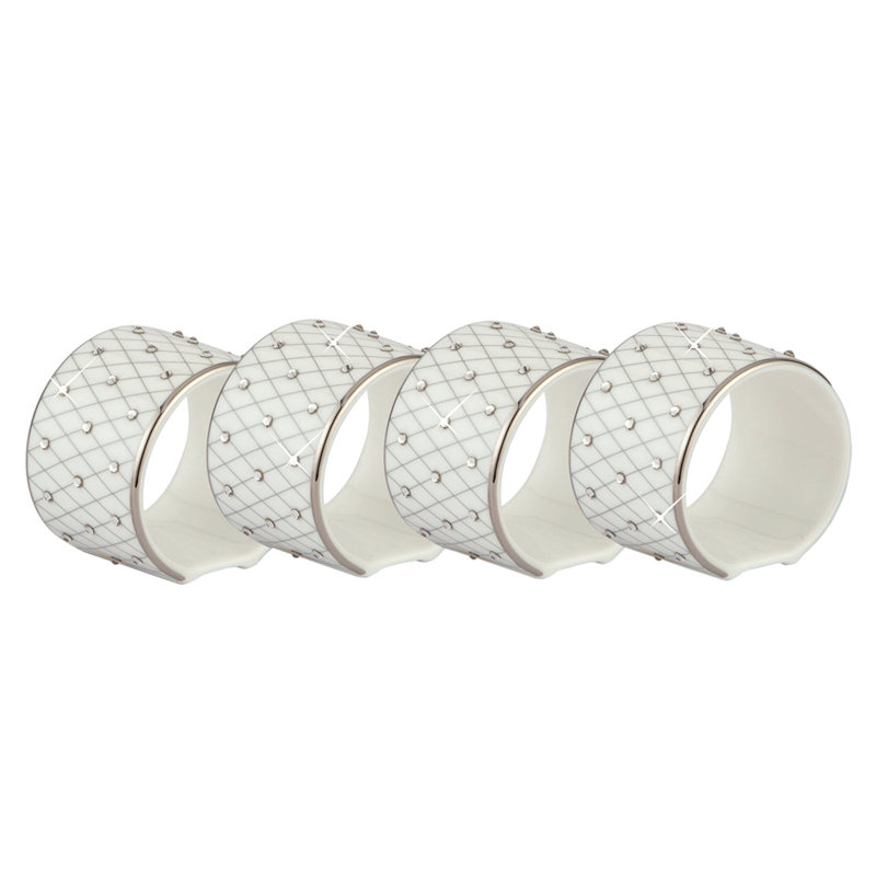 Princess Platinum Napkin Ring