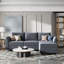 Canapé modulaire en L avec rangement Manusite-1466282095