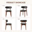 Chaises d'appoint rembourrées en bois massif Maylon-2038180691