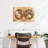 " Rustic Hemispheres Map " Print-290549098