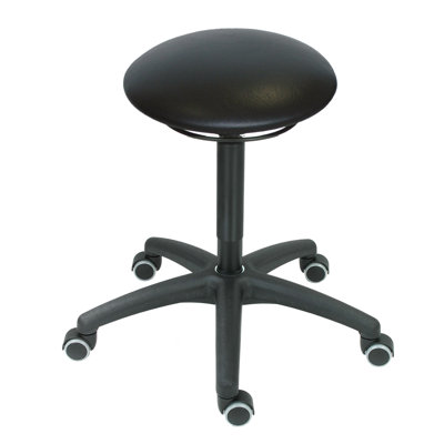 Adjustable Height Industrial Stool with Removable Casters/Wheels