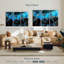 Avery bleu minuit abstrait-107969544