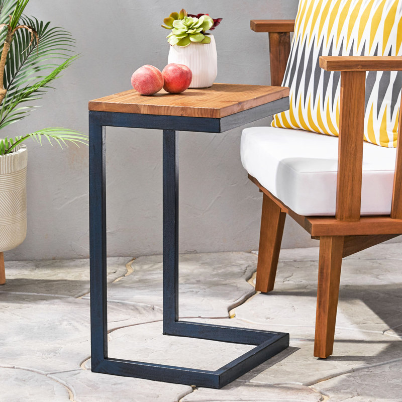 Table d'appoint moyenne - Structure en bois et sapin naturel