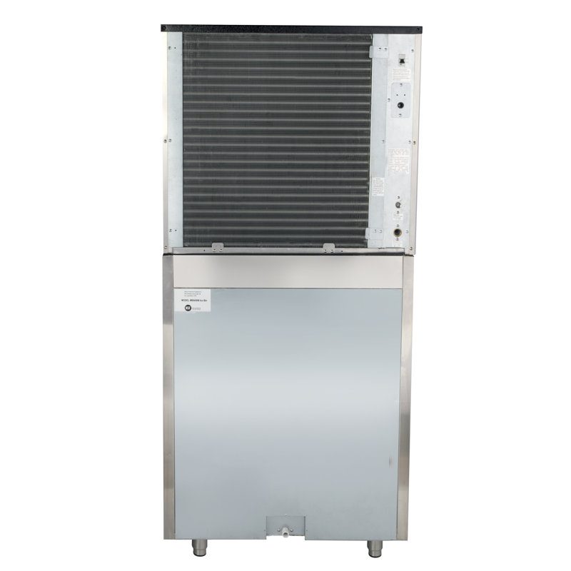 Machine à glace modulaire Maxx Ice V-Series et bac de rangement, en acier inoxydable