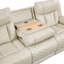 Sensa G00727A-RS - Canapé inclinable électrique avec table et ceinture à DEL beige-133072976