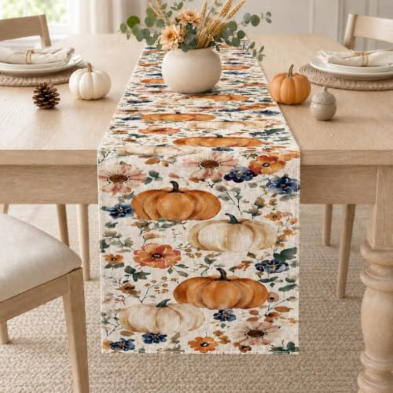 Chemin de table 13 x 72 pouces, L 72 po, Bleu