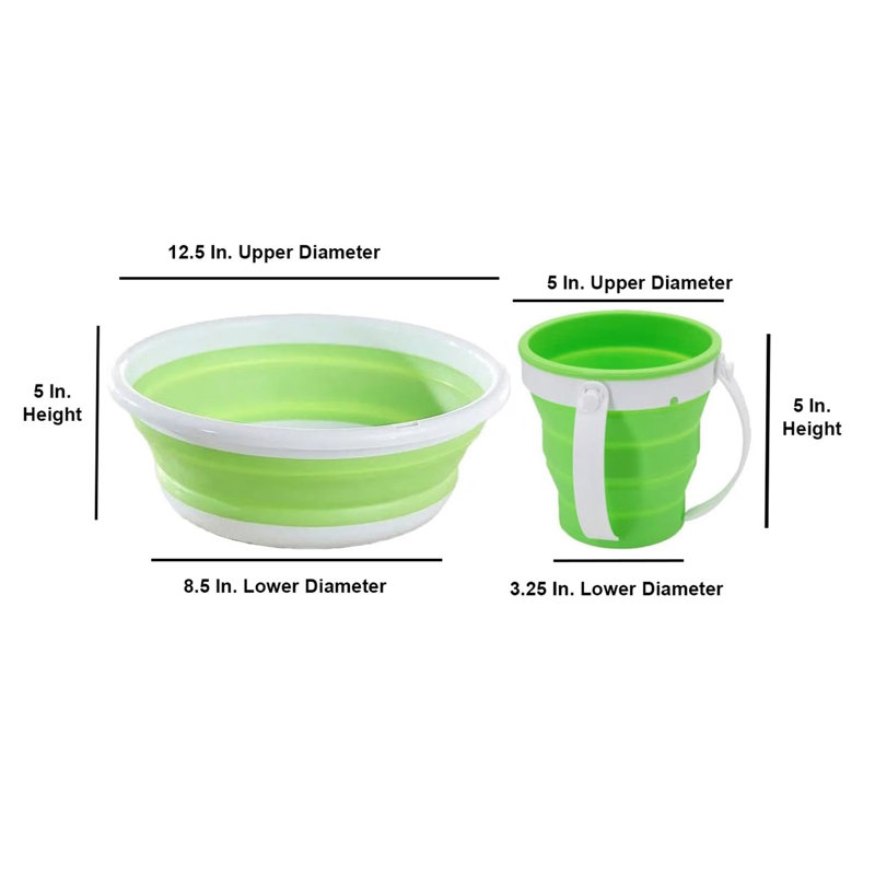 Bol de service en plastique Chaker, Vert