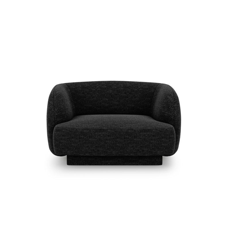 Adoraim 109Cm Wide Armchair, Black 100% Structural Polyesters
