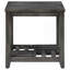 Table rectangulaire grise_Table basse
