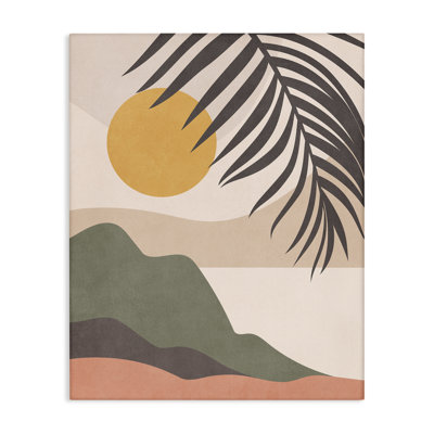 "Tropical Boho Scene", art mural par Nataly White