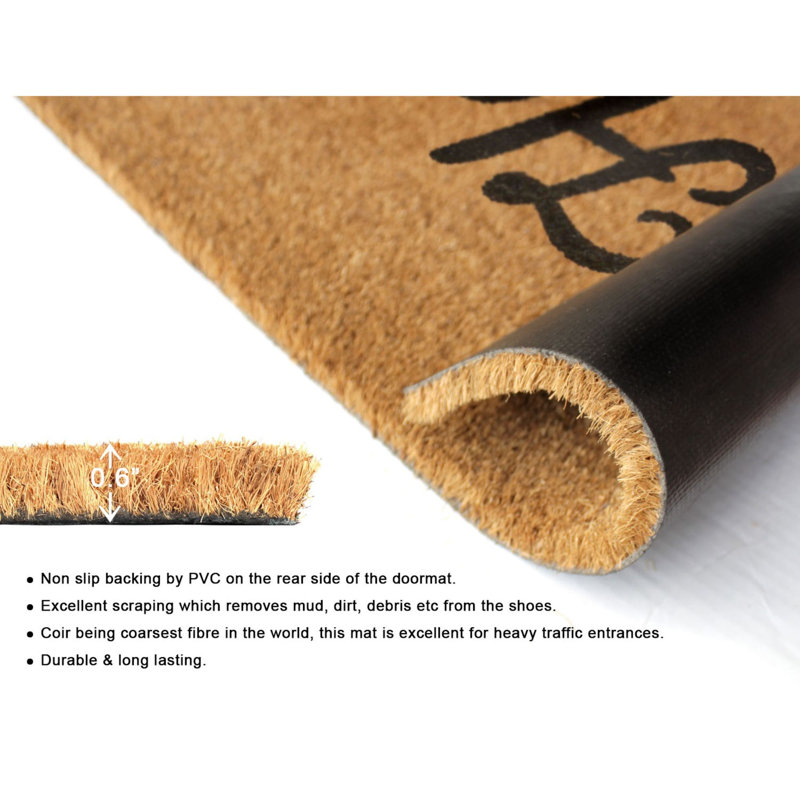 Juliuz Non-Slip No Pattern Doormat