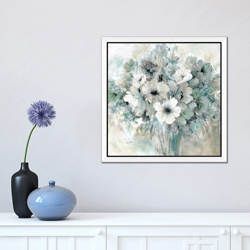 Sent With Love by Carol Robinson - Painting on Canvas, 66.04 cm H x 66.04 cm W, White Framed