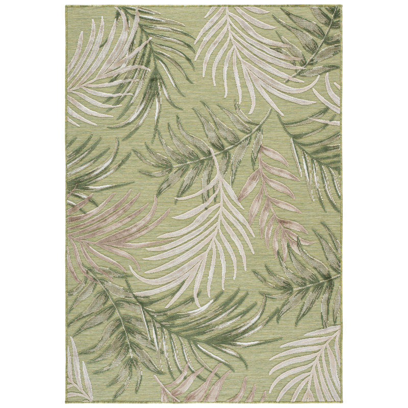 Tapis floral intérieur / extérieur Cabana 458, Rectangle 2'-7 x 5'