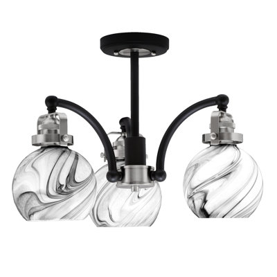 Easton 3 Light Semi-Flush With 5.75"