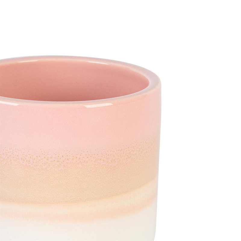 Nicola Spring - Reactive Glaze Plant Pots - 9cm, Pink