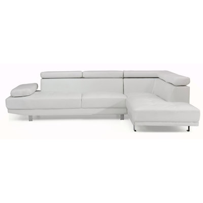Riveredge  Sectional  ( Without Ottoman) , WHITE