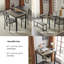 Table de salle à manger en bois d'hévéa-97801621