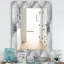 Miroir de salle de bain/meuble-lavabo en cuir classic de luxe-40097110