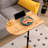 Couch Tray Table Bamboo Height Adjustable Side Table For Sofa C-Shaped Oval End Tables With Slots For Bed & Chairs In Living Room & Bedroom