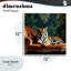 Plaque murale en forme de tigre allongée sur une chaise, design par Lettré et doublé