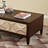 Neoclassical simple carved solid wood coffee table-110582317