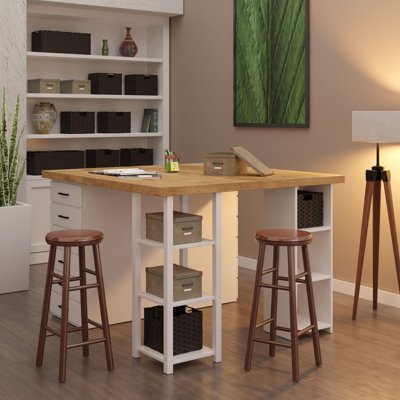Shelby 2-pc Swivel Seat Counter & Bar Stool