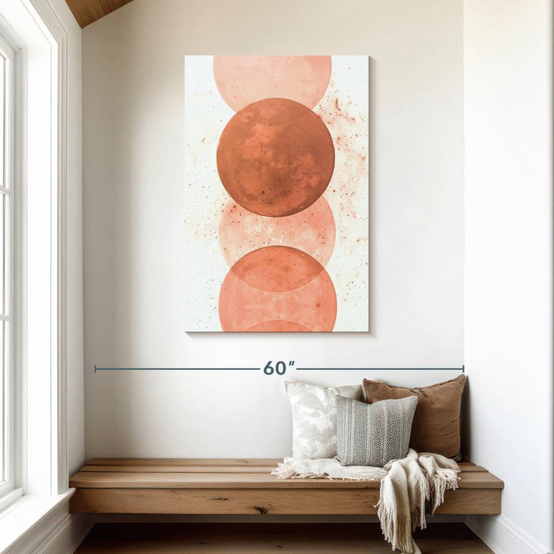 Oberle Sunset Circles, 45" H x 30" W