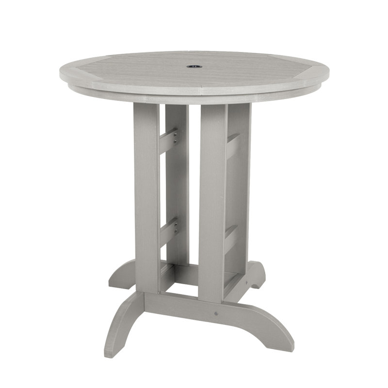 Table de salle à manger Tion, H 36 po x L 36 po x l 36 po, Gris havre